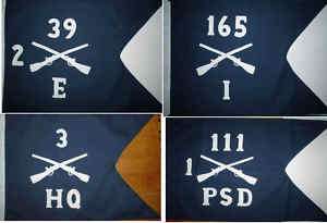 Customized US Army Infantry Guidon Flag Doublesided  