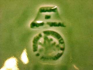 Ceramic Chard Leaf Chip Dip Bowl made in Portugal  