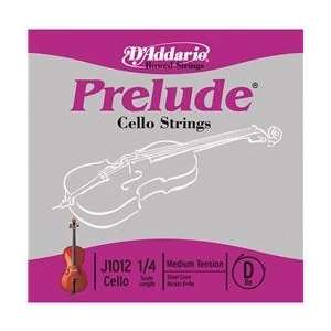  DAddario Prelude Cello D String 3/4 (3/4) Musical 