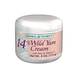   14% Wild Yam Cream with Aloe & Vitamin E 4 oz