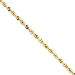  14k 3.0mm D/C Quadruple Rope Chain Length 30 Jewelry