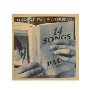  14 Songs poster Paul Westerberg