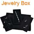 Black Multi function Dismountable Velvet Jewelry Display/Storage Box 