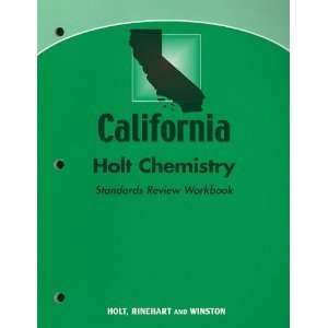    California Holt Chemistry Standards Review byHolt Holt Books