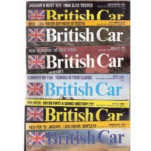  British Car Magazine   1993 (6 issues) British Car Books