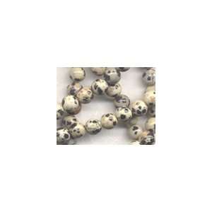  6mm Dalmation Jasper Round Beads Arts, Crafts & Sewing