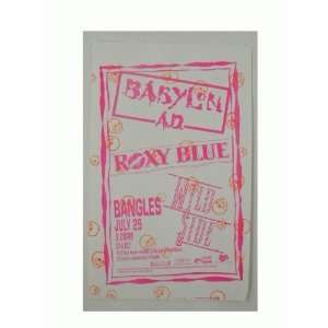  Babylon A.D. Handbill Poster AD Roxy Blue Wild Side A. D 