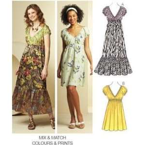  Kwik Sew Misses Bohemian Short Sleeved Dresses Pattern By 