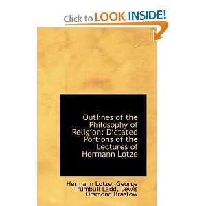  Outlines of the Philosophy of Religion Dictated Portions 