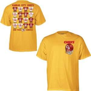 Reebok Kansas City Chiefs Date Schedule Short Sleeve T Shirt:  