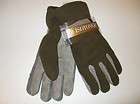 NWT Isotoner mens gloves ARMY M/L 100% polyester velcro