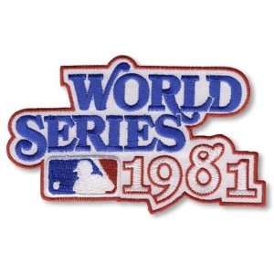  Pack   1981 World Series MLB Baseball Patches   Los Angeles Dodgers 