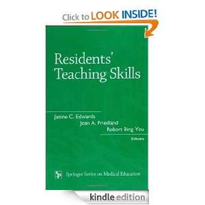 Residents Teaching Skills (Springer Series on Medical Education 