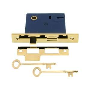  2 5/8 Backset Mortise Lock With Solid Brass Faceplate Un 