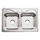 Sterling UCL3322 Double Basin Stainless Steel SInk 087318261613  