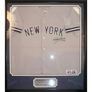   Yankees Jersey in a 36 x 44 Deluxe Custom Frame.