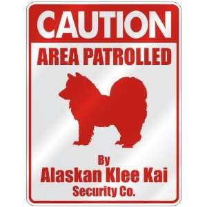   BY ALASKAN KLEE KAI SECURITY CO.  PARKING SIGN DOG