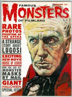 Famous Monsters #9 November 1960  