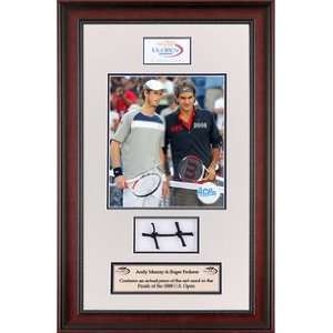 Roger Federer & Andy Murray 2008 US Open Memorabilia:  