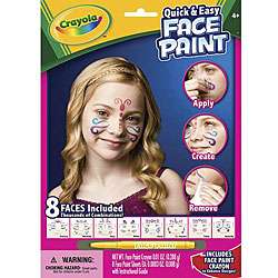 Crayola Quick and Easy Flowers and Fairies Face Paint Kits  Overstock 