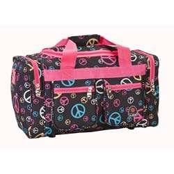 Rockland Bel Air 19 inch Peace Sign Carry On Duffel Bag   
