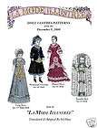 12 1869 Antique French Fashion Doll Clothes Patterns   Promenade 