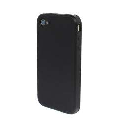 iPhone 4 Black Gel Silicone Soft Skin Case  Overstock