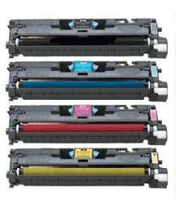 HP 1500/2500 4 pack Color Toner Cartridge (Remanufactured)   
