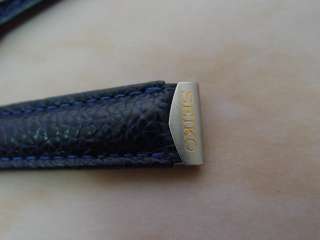 Seiko Blue Leather 17mm Watch Strap NEW Genuine  