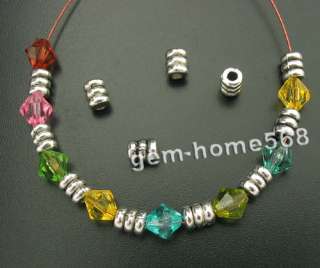 920 Tibetan Silver Tube Spacer Beads Findings  