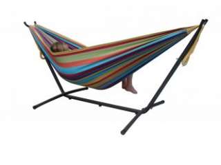 Vivere 9ft Combo Steel Stand with Double Hammock UHSDO9 New  