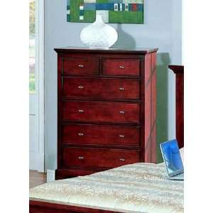  Storage Chest Contemporary Style in Cherry Finish: Home 