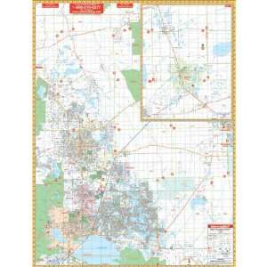  Universal Map 762547944 West Volusia County FL Wall Map 
