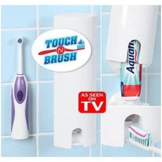 Touch N Brush Hands Free Tooth Paste Dispenser Chrome