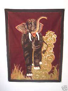 Hand Crafted Sri Lanka Lankan Batik Tapestry 48x36  