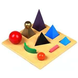  Montessori Solid Grammar Symbols with Cut Out Tray Toys 