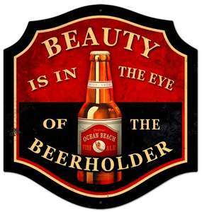 Beauty Eyes Beholder Beer Sign Refrigerator Tool Box Magnet  