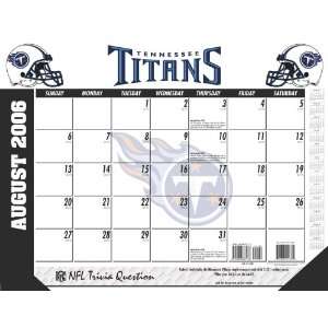 Tennessee Titans NFL 2006 2007 Academic/School Desk Calendar:  