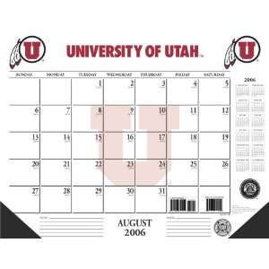 University of Utah Utes NCAA 2006 2007 Academic/School Desk Calendar 