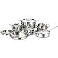   Refined 11 piece Stainless Steel Cookware Set  Overstock