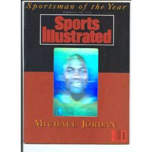  Sports Illustrated Michael Jordan Sportsman of the Year 