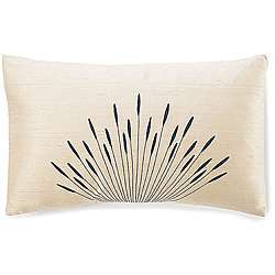 Jiti Pillows Branches Cream Silk Pillow  
