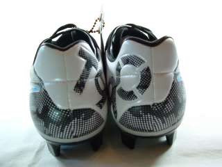   the best soccer cleats color rare white and black 100 % authentic or