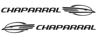 Pair of Chaparral Boat Vinyl Decals Stickers  
