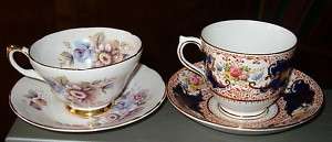cup saucer sets Salisbury Royal Sutherland bone china  