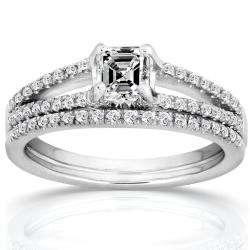   8ct TDW Certified Diamond Bridal Ring Set (G, VS1)  