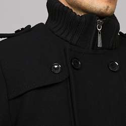 Projek Raw Mens Stand Collar Wool Blend Jacket  Overstock