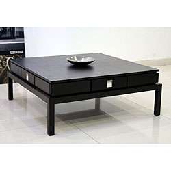 Espresso 4 Drawer Coffee Table  Overstock