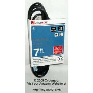  UtiliTech 7 Ft. Power Extension Cord with Flat Plug