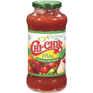 Chi Chis Mild Salsa, 24 oz. (Pack of 12)  Grocery 